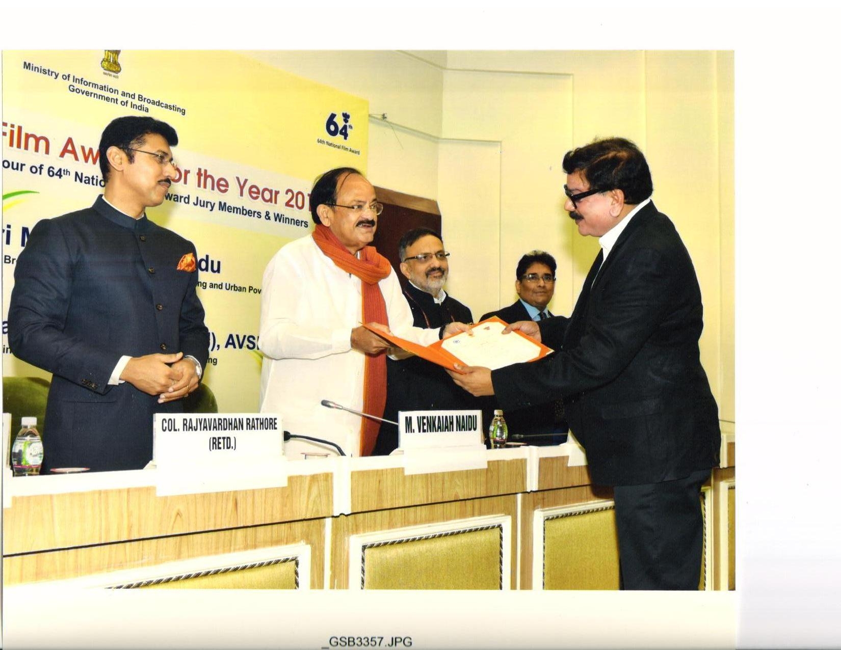 Priyadarshan getting Award