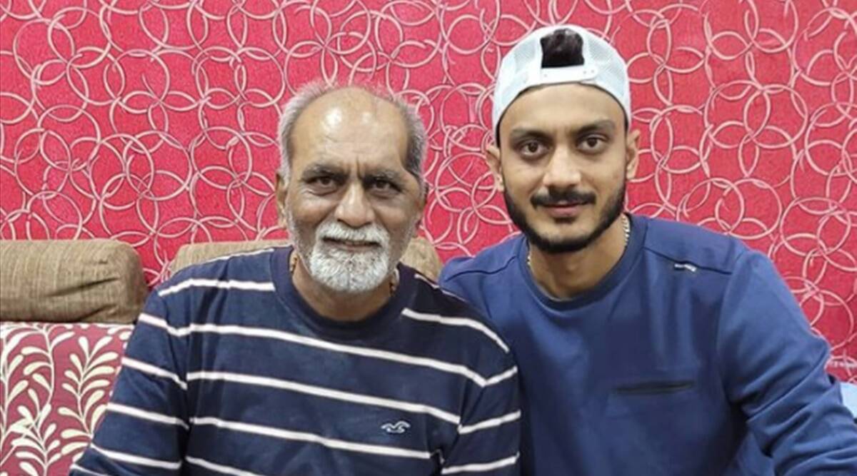 Axar Patel With Father